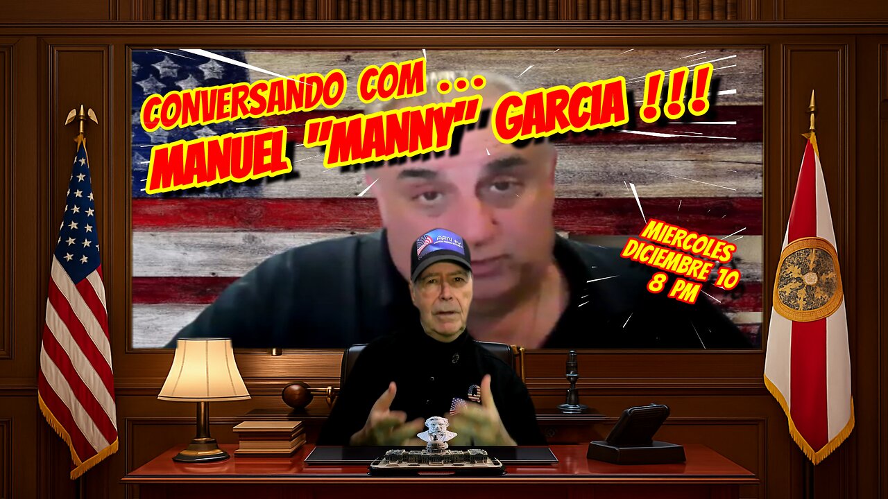 CONVERSANDO CON MANNY GARCIA - 12. 10. 2025 - 8 PM
