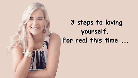 3 steps to living yourself. For real this time …