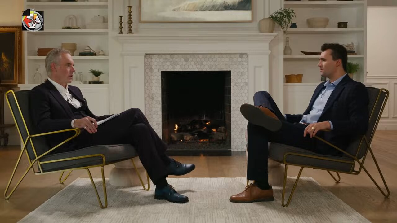 ⚡This Is a Spiritual War | Charlie Kirk & Jordan Peterson