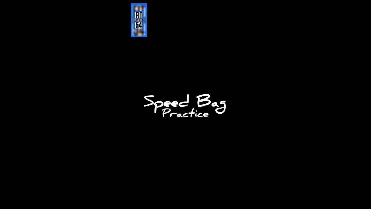 Speedbag practice