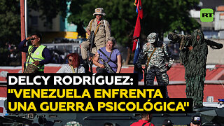 Delcy Rodríguez: "Venezuela es víctima de una campaña de guerra psicológica sin precedentes"