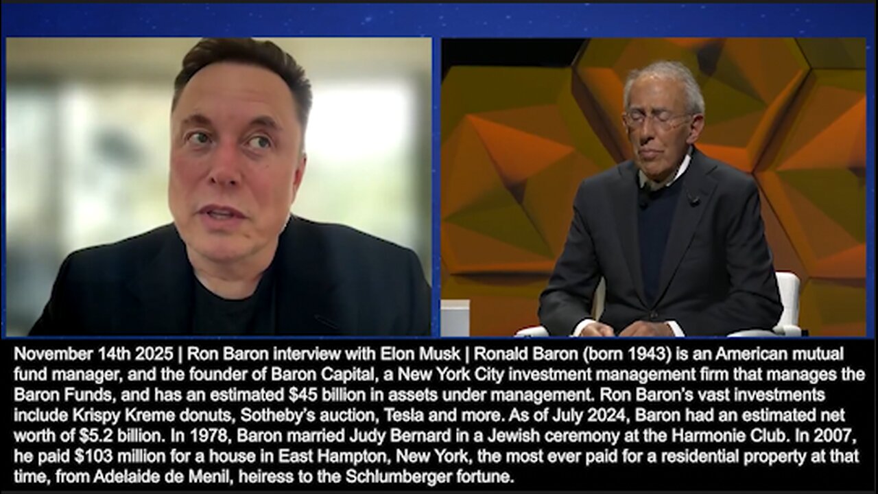 Elon Musk | "There Will Ultimately Be Billions of Humanoid Robots...Total Number of Robots Maybe As High As 30 Billion Robots. Doctors & Surgeons Don't Grow On Trees, But Now They'll Get Built In Factories." - 11/14/205
