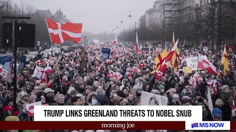 Trump links Greenland threats to Nobel snub
