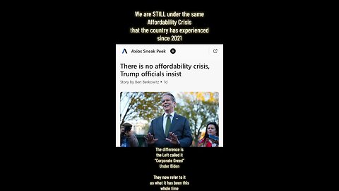 Trump admin gaslighting on economy