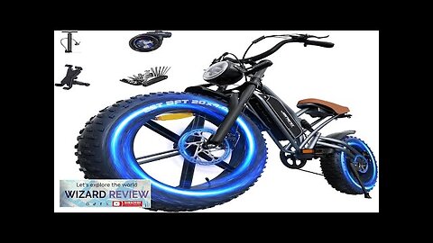 Electric Bike 20" x 4.0 Electric Bike for Adults with 750W Brushless Review