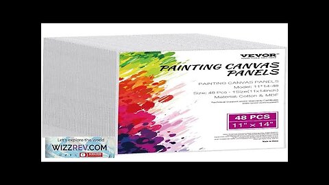 Canvas Boards for Painting 48 Pack 11 x 14 Inch Blank Canvases Review