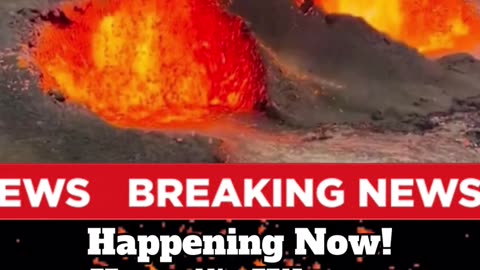 Happening Now Hawaii Kilauea Volcano Erupts Sending 250 Feet Lava Fountains in to The Sky 😢😳🌋