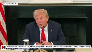 🇺🇸 President Trump Holds Urgent Meeting on Domestic Terrorist Organization ANTIFA [LIVE]