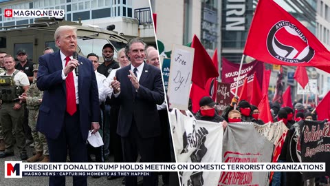 🇺🇸 President Trump Holds Urgent Meeting on Domestic Terrorist Organization ANTIFA [LIVE]
