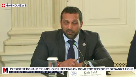 🇺🇸 President Trump Holds Urgent Meeting on Domestic Terrorist Organization ANTIFA [LIVE]