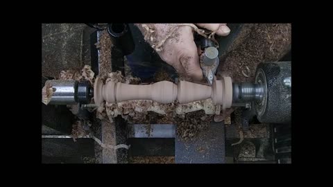 My Lathe Tool Freestyle walnut wood turning