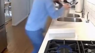 never do this while the pressure cooker is still under pressure.