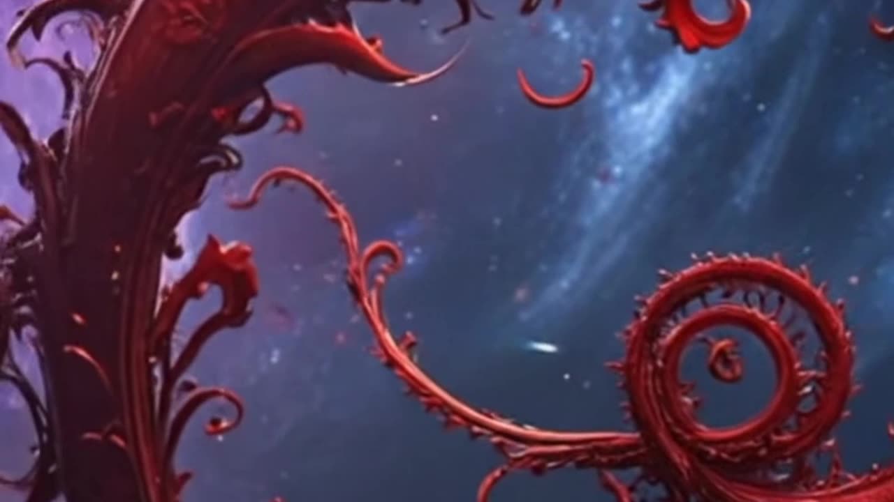 Red Tendril Evil on the Astral Plane| Google Photos Veo