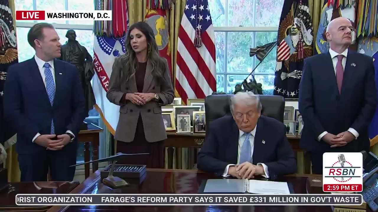 President Trump Meets With White House Task Force on the FIFA World Cup 2026