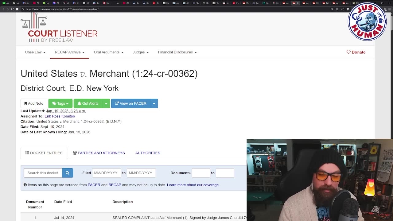 Asif Merchant Indictment And Detention