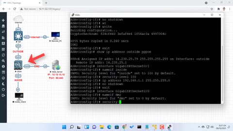 How to configure interfaces on a Cisco ASA