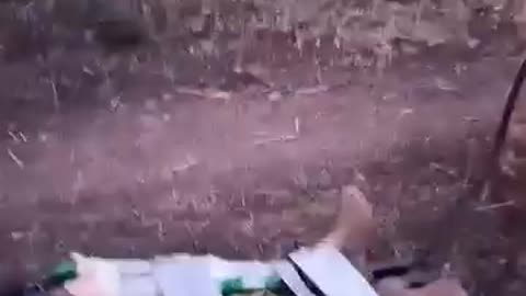 500 fascists evacuate the half-dead carcass of a fellow soldier