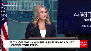 BREAKING NEWS: White House Press Secteray Karoline Leavitt Holds A Press Briefing! - 2/12/25