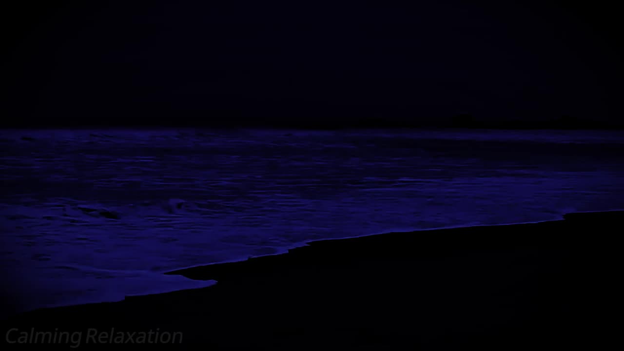 Ocean Sounds for Deep Sleep — Fall Asleep to the Lullaby of the Night Ocean