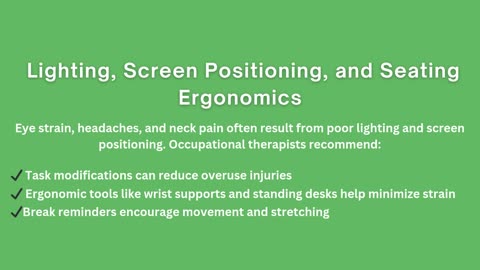 How Occupational Therapists Conduct Ergonomic Assessments