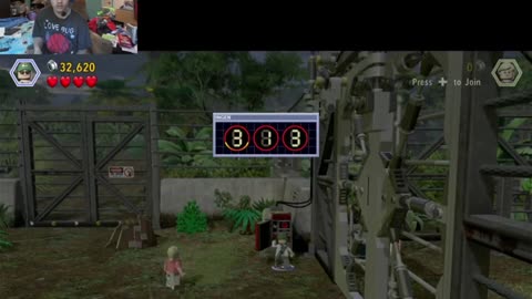 Carson gaming play Lego jurassic world all jurassic Park levels