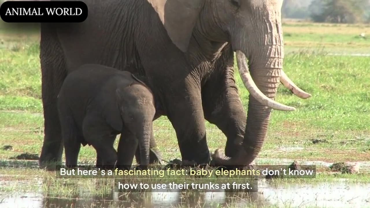 Did You Know Elephants’ Trunks Are Stronger Than You Think! 🐘