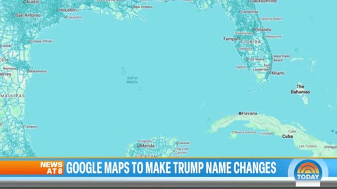 Google says it plans to use Trump's new names for Denali and Gulf of Mexico