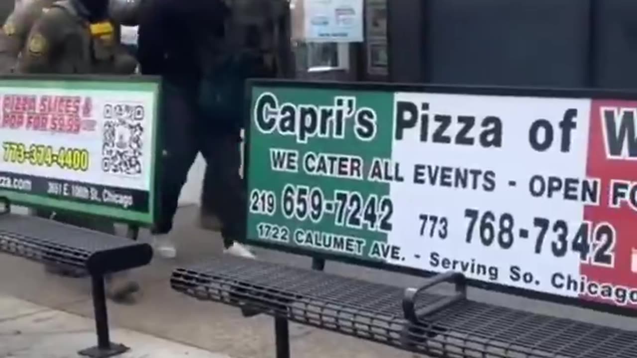 Chicago: Agitators impeding an ICE arrest cause an illegal to escape custody