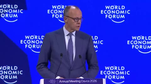 DAVOS 2026: German Chancellor Merz Declares US-Led Global Order Collapsing at WEF | AQ1B