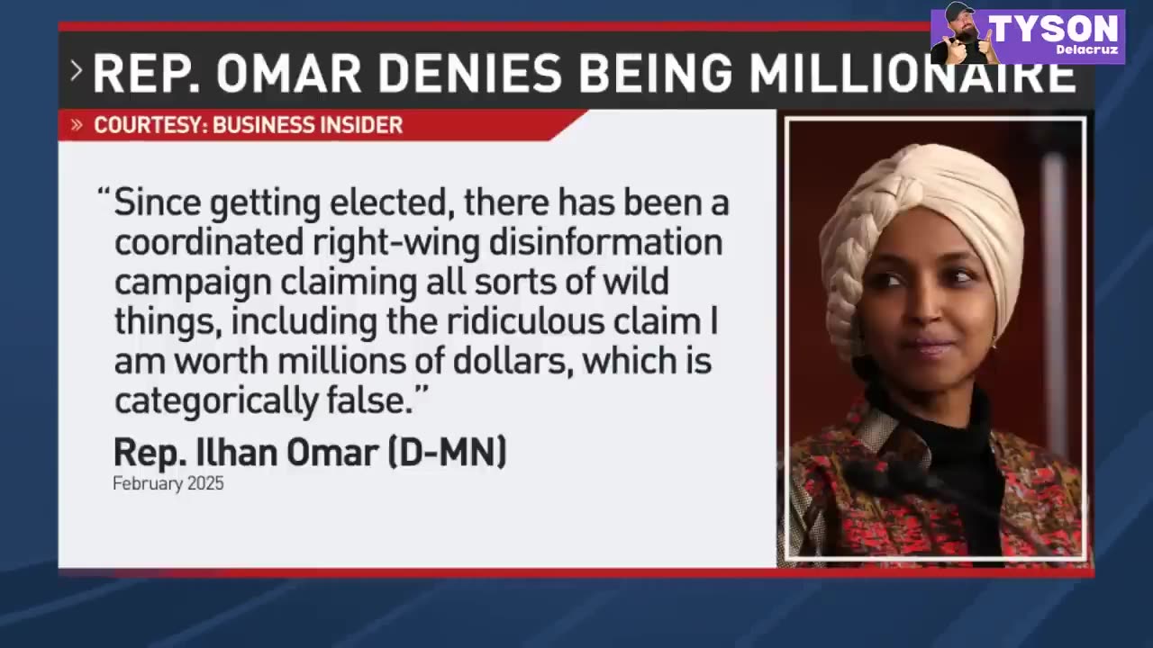 Omar Caught Lying: I Barely Have Thousands (Her Documents Say $30M)!!!