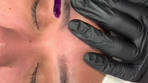 Precision Eyebrow Waxing with Sexy Smooth Purple Seduction Hard Wax | @haus.of.glow