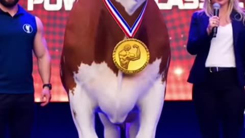 Beef Mode: The Cow Who Lifted It All 🐮🏋️‍♂️