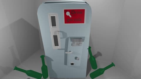 Soda can machine render in blender3d