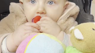 The sleepiest little baby 💤 Kayla makes even being tired look adorable.