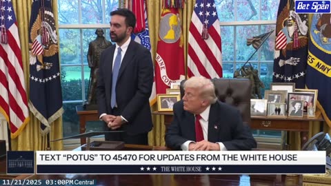 President Donald Trump meets Communist Mayor-Elect of New York Zohran Mamdami at The White House