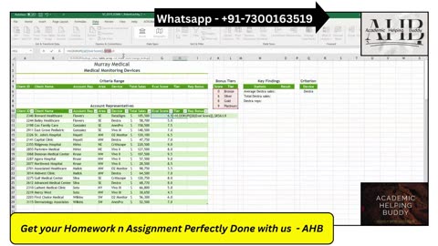 Excel Module 6 End of Module Project 1 Tutorial - Murray Medical (Shelly Cashman)