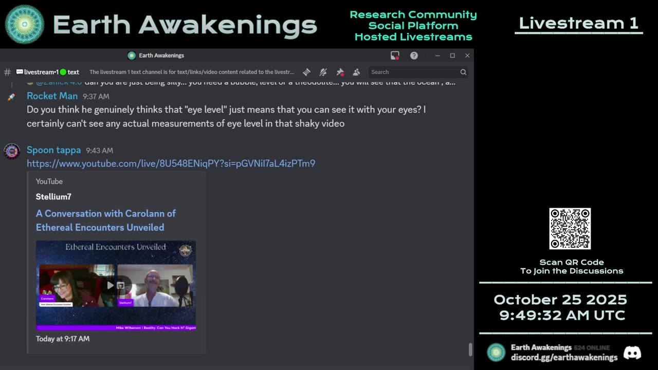 Earth Awakenings - Livestream 1 - #4106