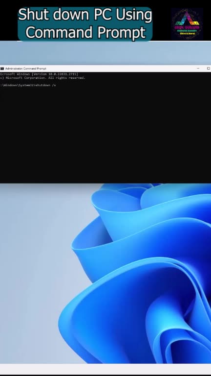The HIDDEN Way to Shut Down Your PC Using Command Prompt #shorts