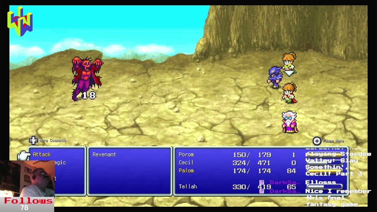 Final Fantasy IV Pixel Remaster Playthrough Part 3