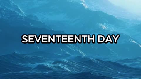 Genesis 8:1-5 Noah and the Flood