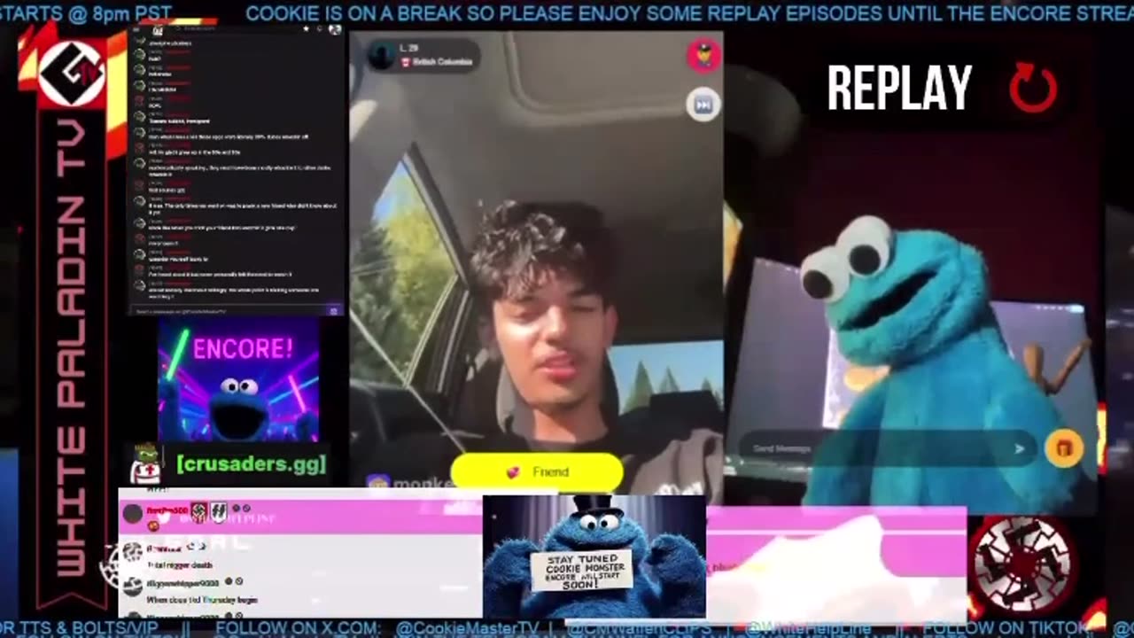 Cookie Monster Does a Racism [mirror]