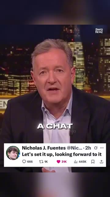🚨 PIERS MORGAN INVITES NICK FUENTES ON HIS SHOW… AND NICK ACCEPTS