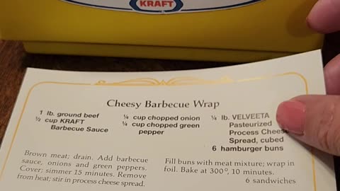 Velveeta Recipe from the Velveeta Recipe Box Cheesy Barbecue Wrap