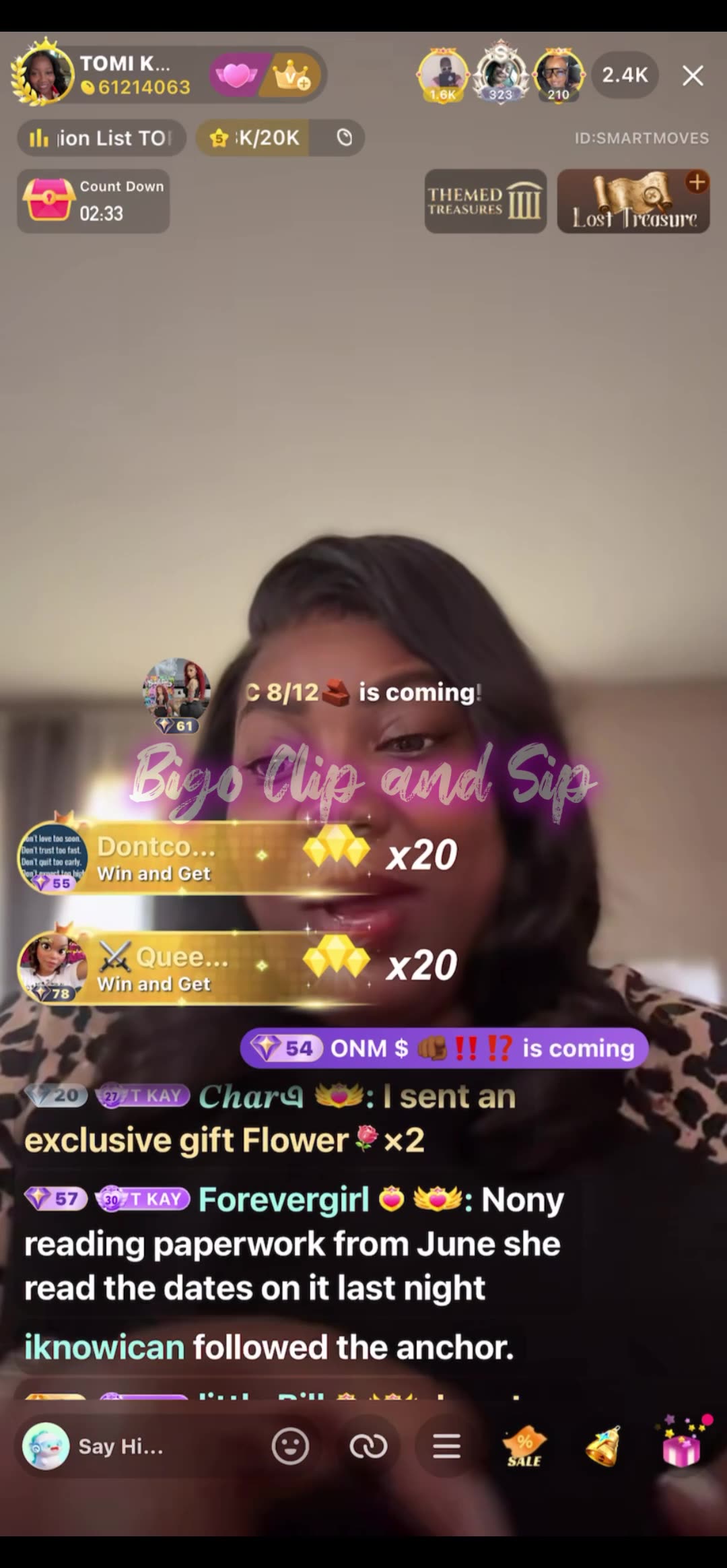 TomiKay talks to PartyPlanner about MessyCaller disrespecting her 10/1/25 #bigoclipandsip