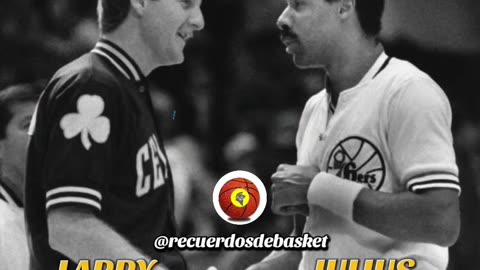 LARRY BIRD VS JULIUS ERVING #JuliusErving #LarryBird #baloncesto #basketball #basquetbol