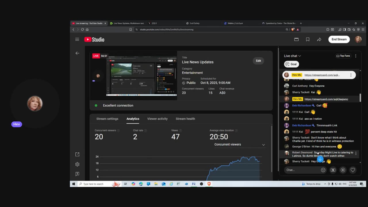 Live News Updates. Multistream test.