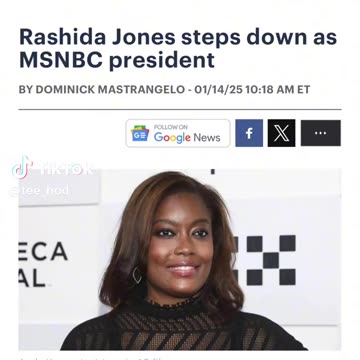 MSNBC's President Rashida Jones Steps Down!