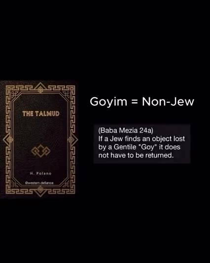 THIS IS WHAT THE SO-CALLED ₪ CHOSEN THINK OF YOU GOYIMZES