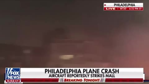 Philadelphia plane crash aircraft reportedly strikes mall