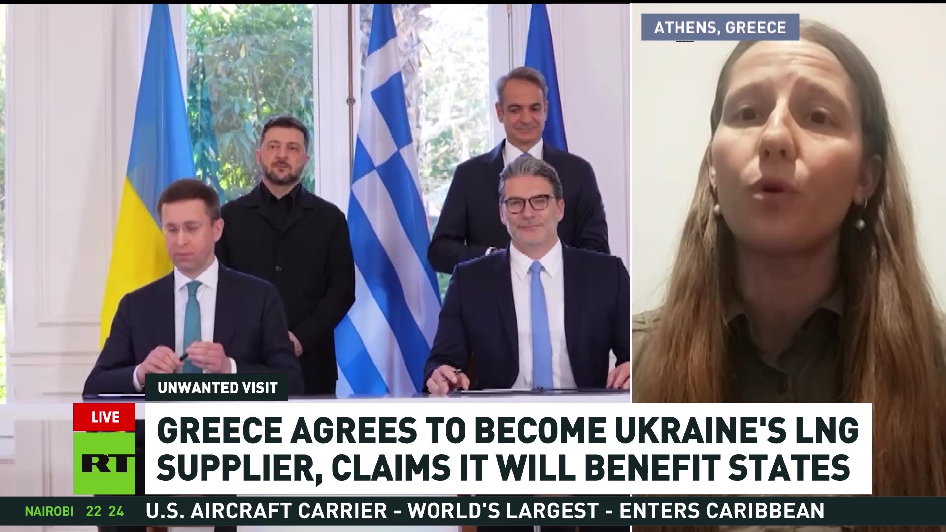 Zelensky was unwanted here — Greek protesters defy ban during Athens visit